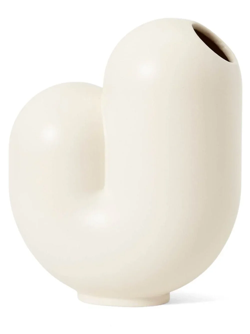 Areaware Ceramic White Kirby Vase (Jay)